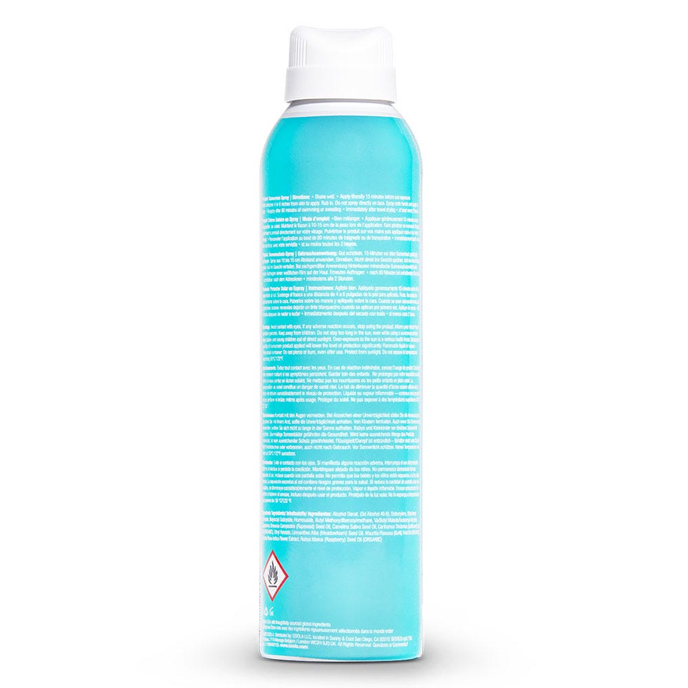 COOLA Classic SPF50 Body Spray Fragrance-Free 177 ml