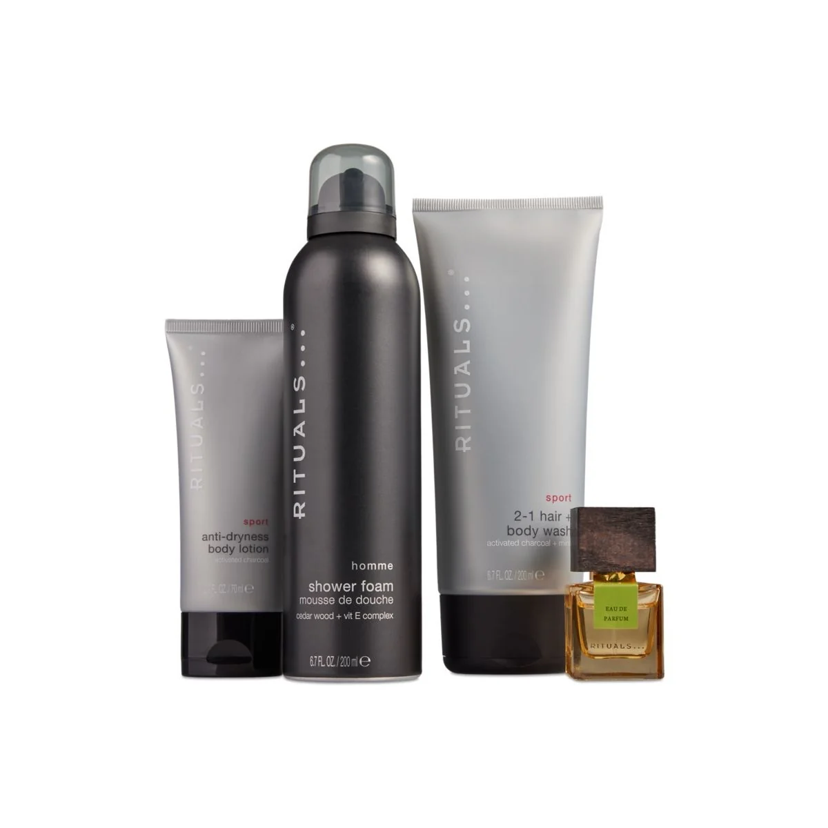 Homme miesten kylpy- ja vartalonhoitosetti, keskikokoinen - Homme & Sport Collection - Body Box
