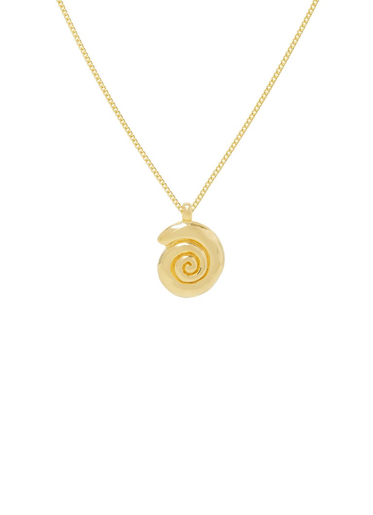 Wildthings Ocean Swirl necklace gold plated