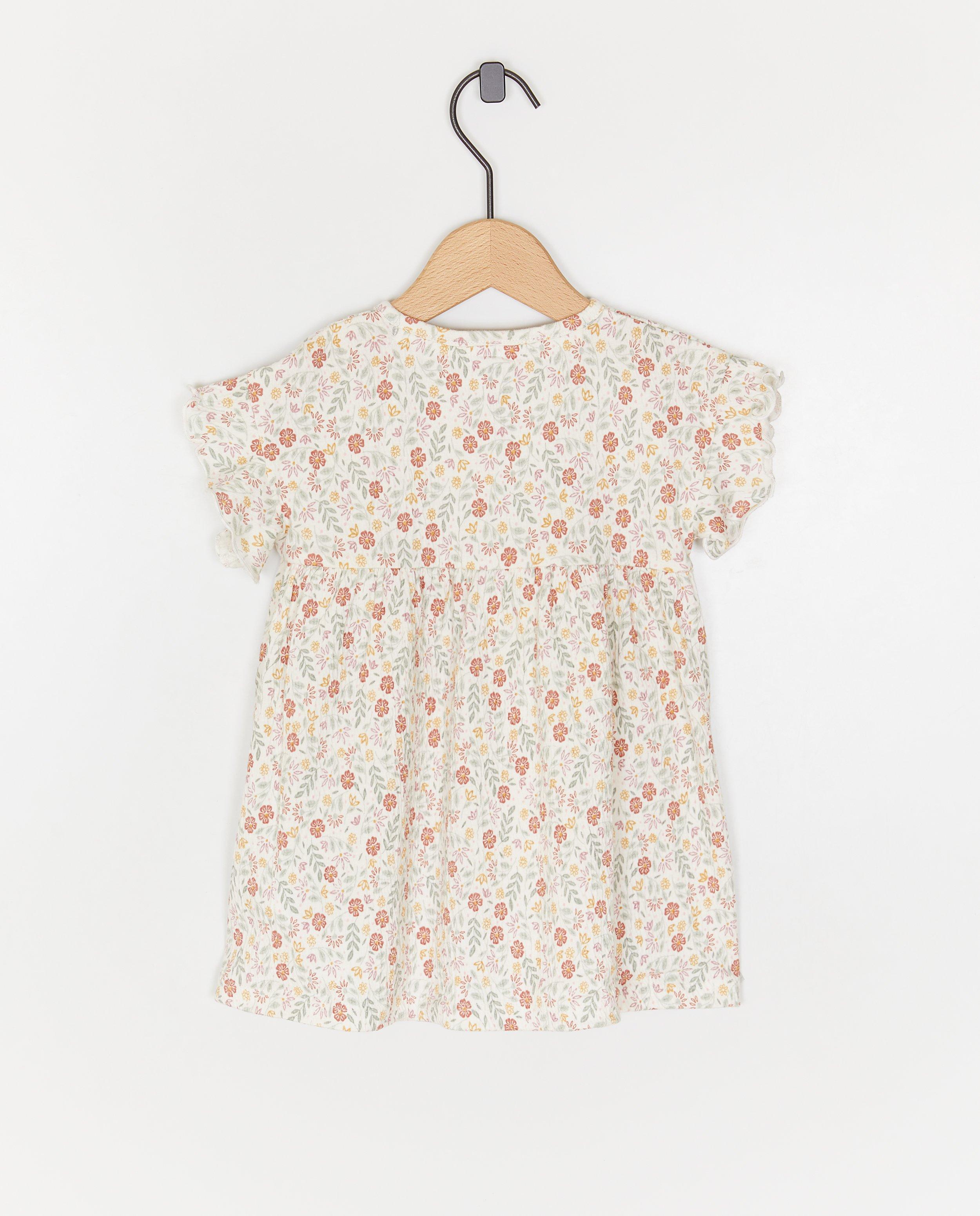Rochie Little Dutch cu textură bej deschis