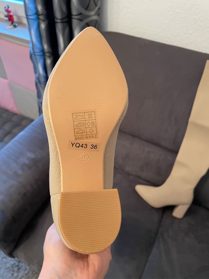 Foreverfolie Stiefel in Beige günstig kaufen 36