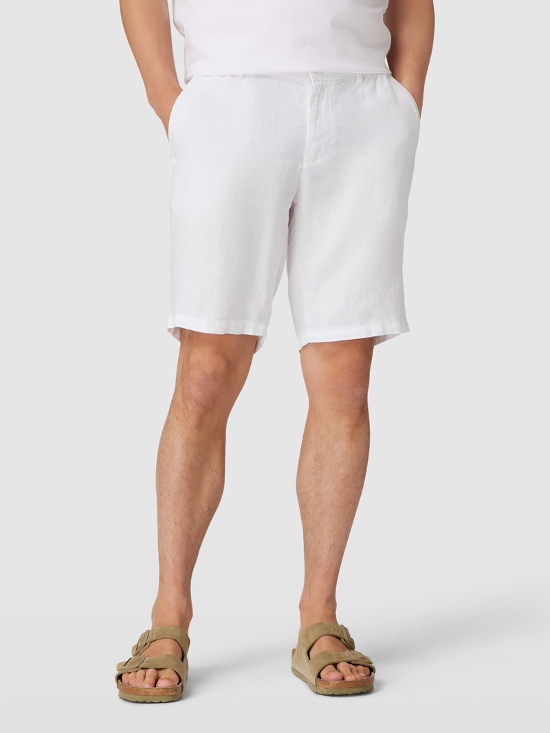 Bermudas mit elastischem Bund Modell 'BALU' in weiß