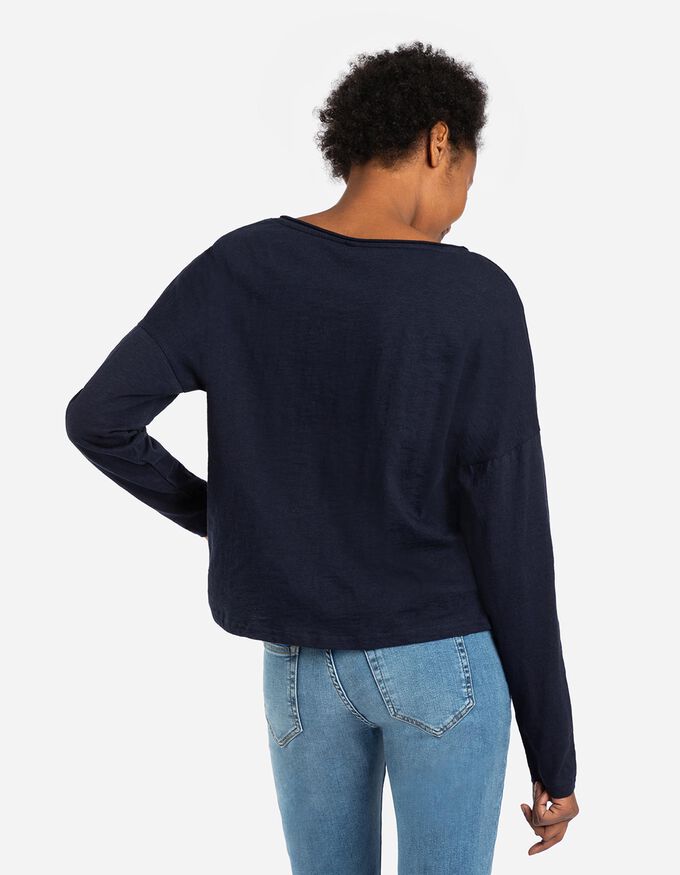 Langarmshirt - Baumwolle