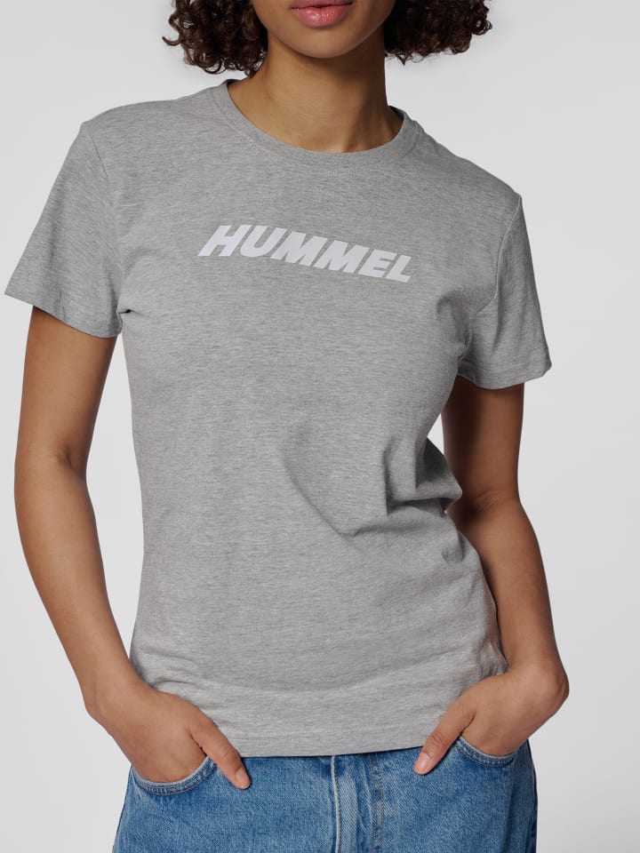 Hummel Hummel T-Shirt Hmlelemental Damen in GREY MELANGE günstig kaufen
