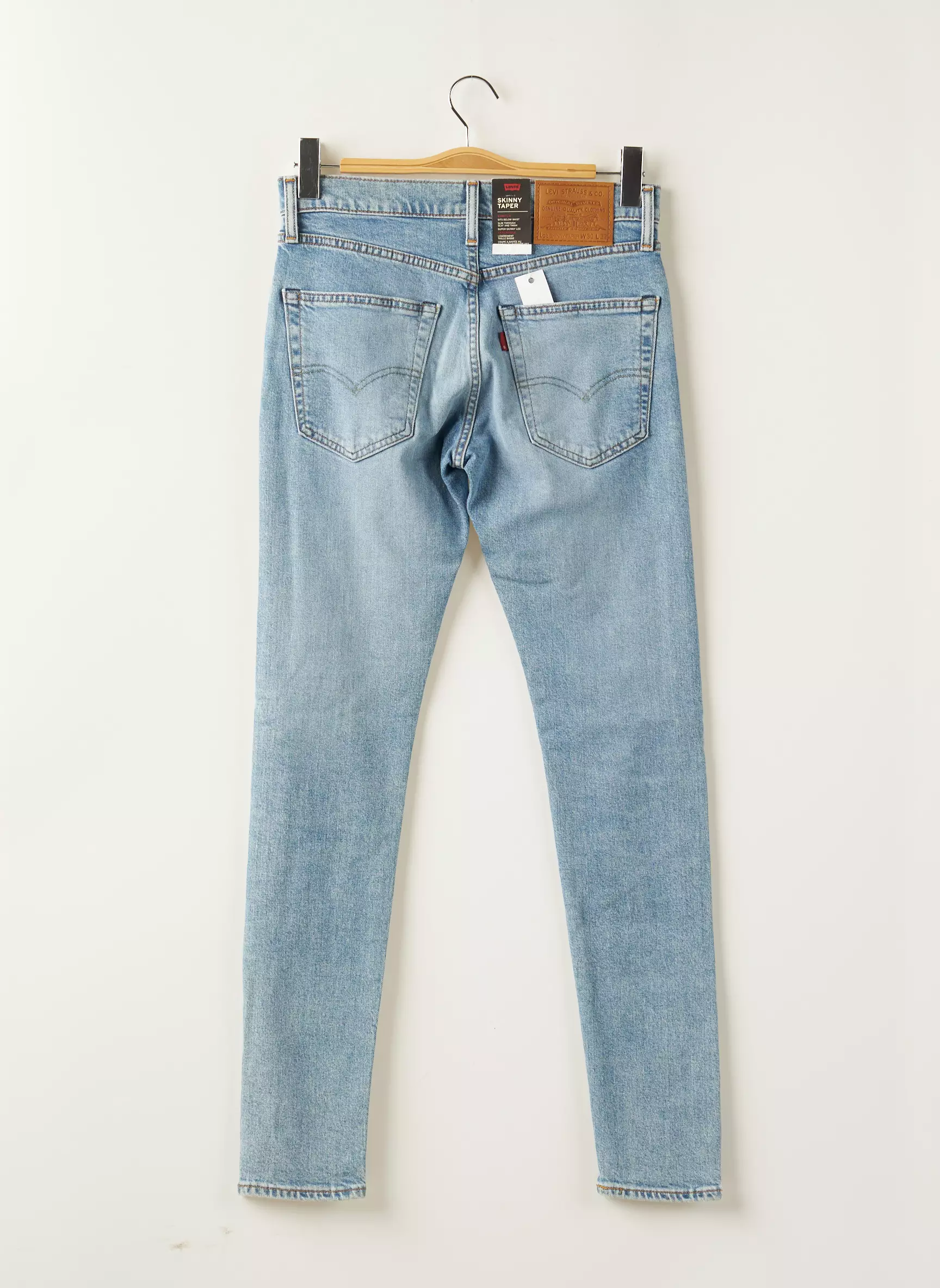 Levis Jeans Skinny Homme couleur bleu