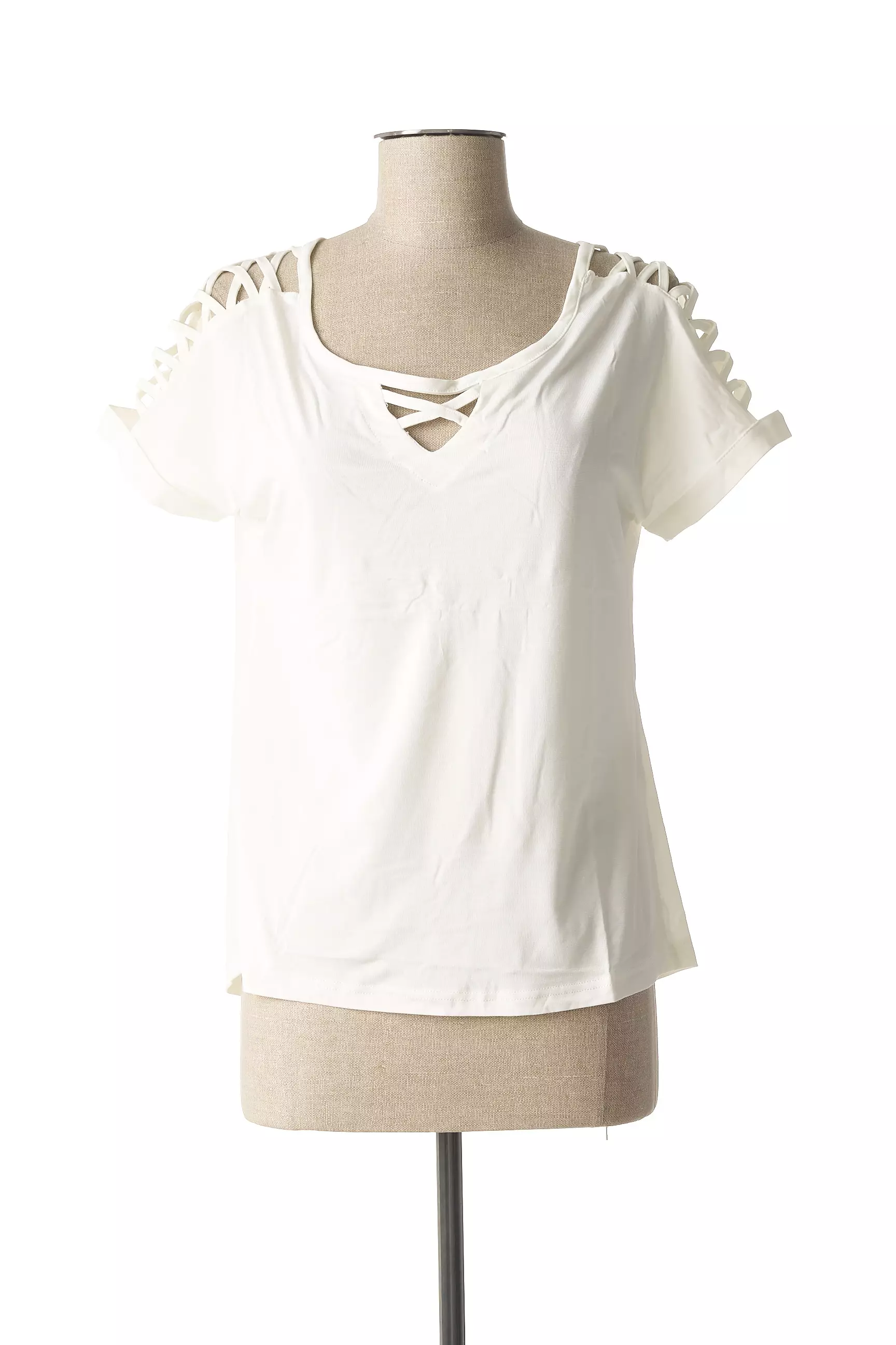 L33 Tshirts Femme couleur blanc