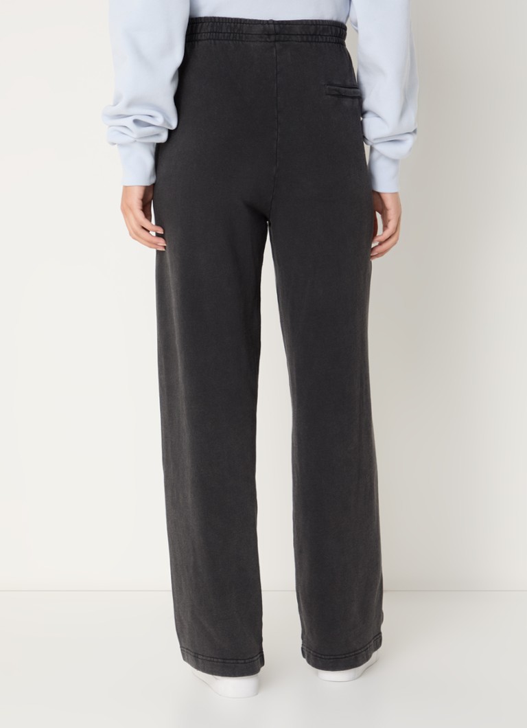 Pantaloni da jogging Ivaara a vita alta e taglio dritto in cotone biologico con tasche laterali di ARMEDANGELS.