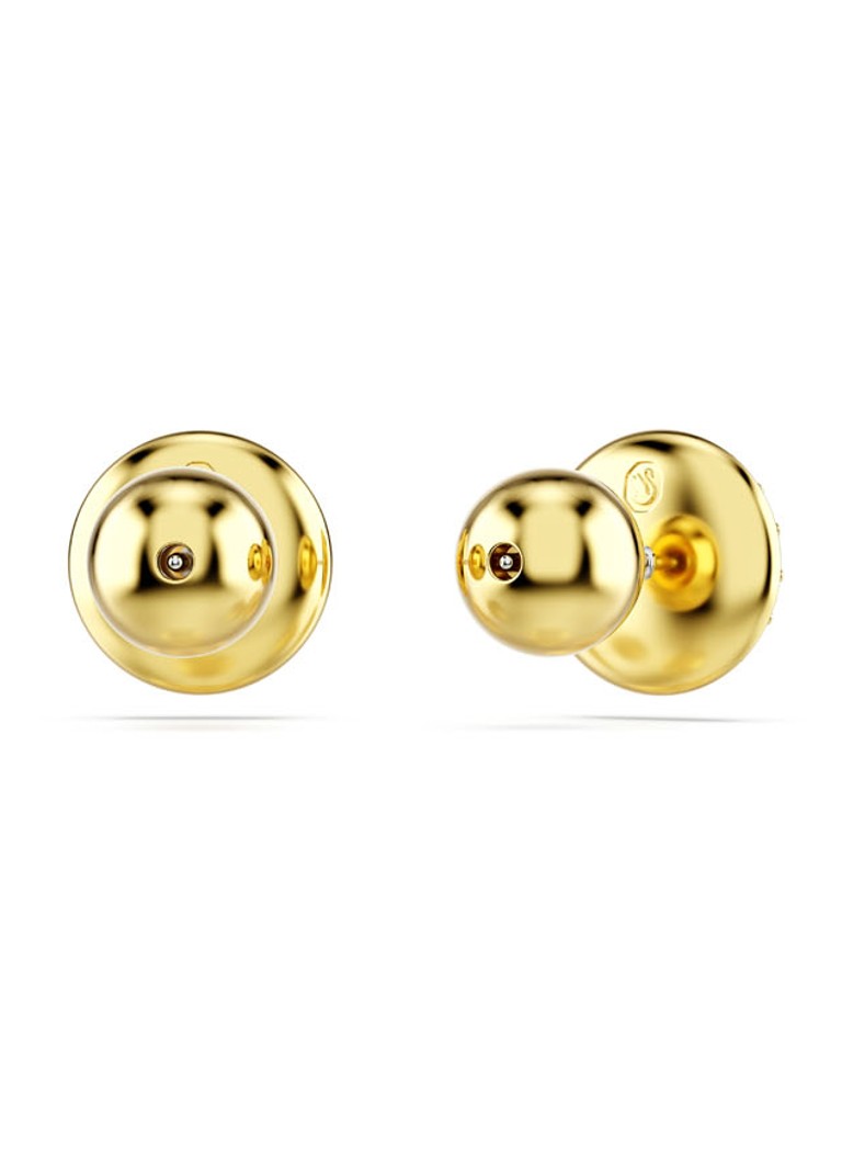 Swarovski Meteora gold-plated stud earrings
