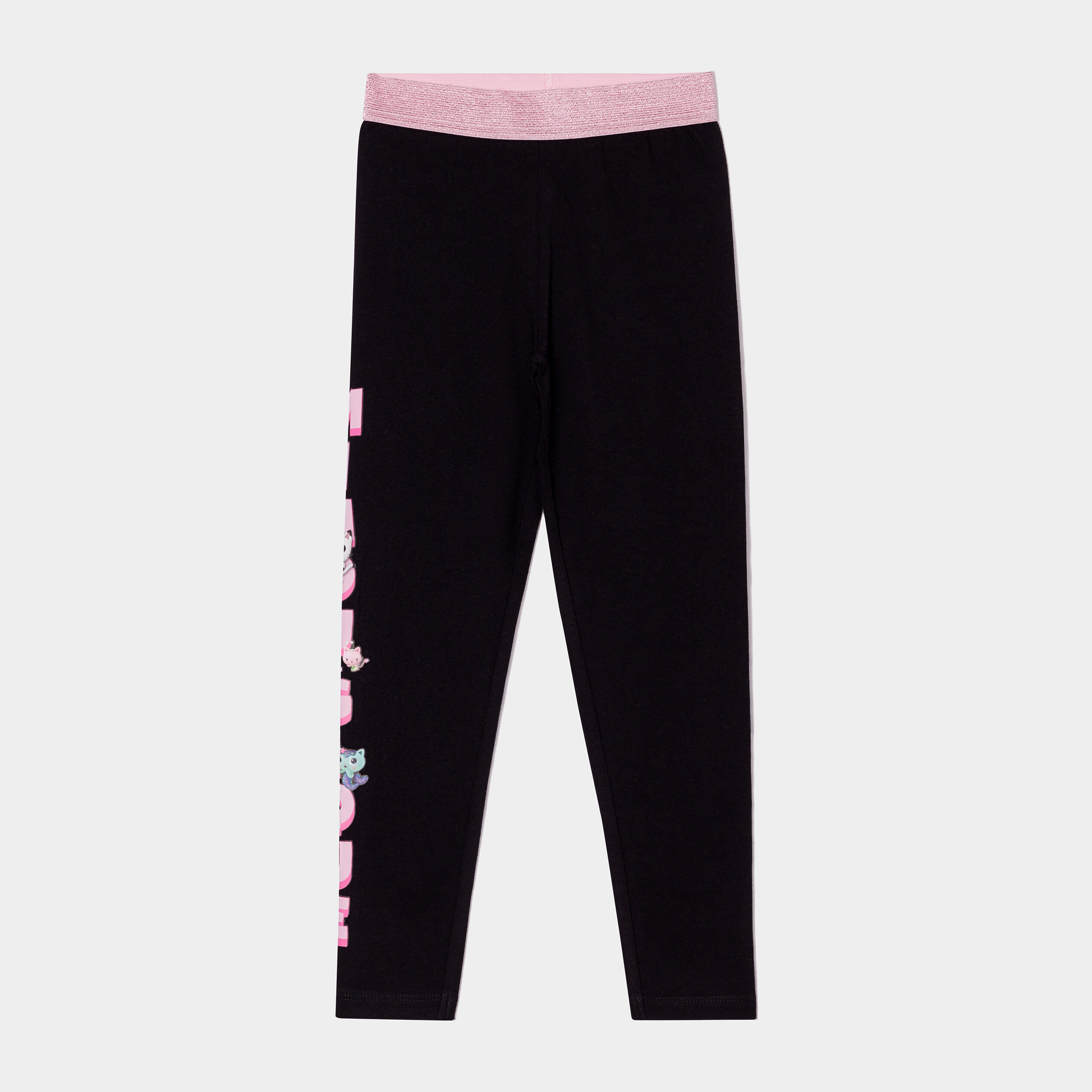 Legging coton noir fille | La Halle