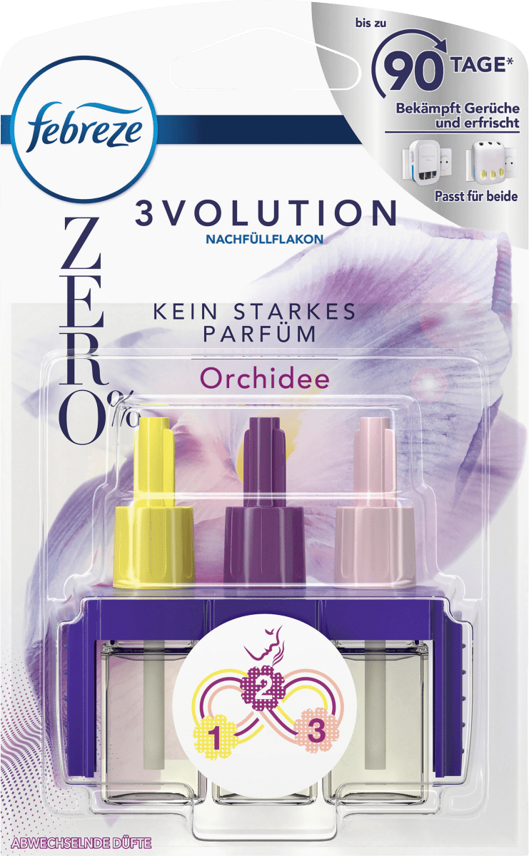 Lufterfrischer Duftstecker Zero% Orchidee Nachfüllpack, 20 ml