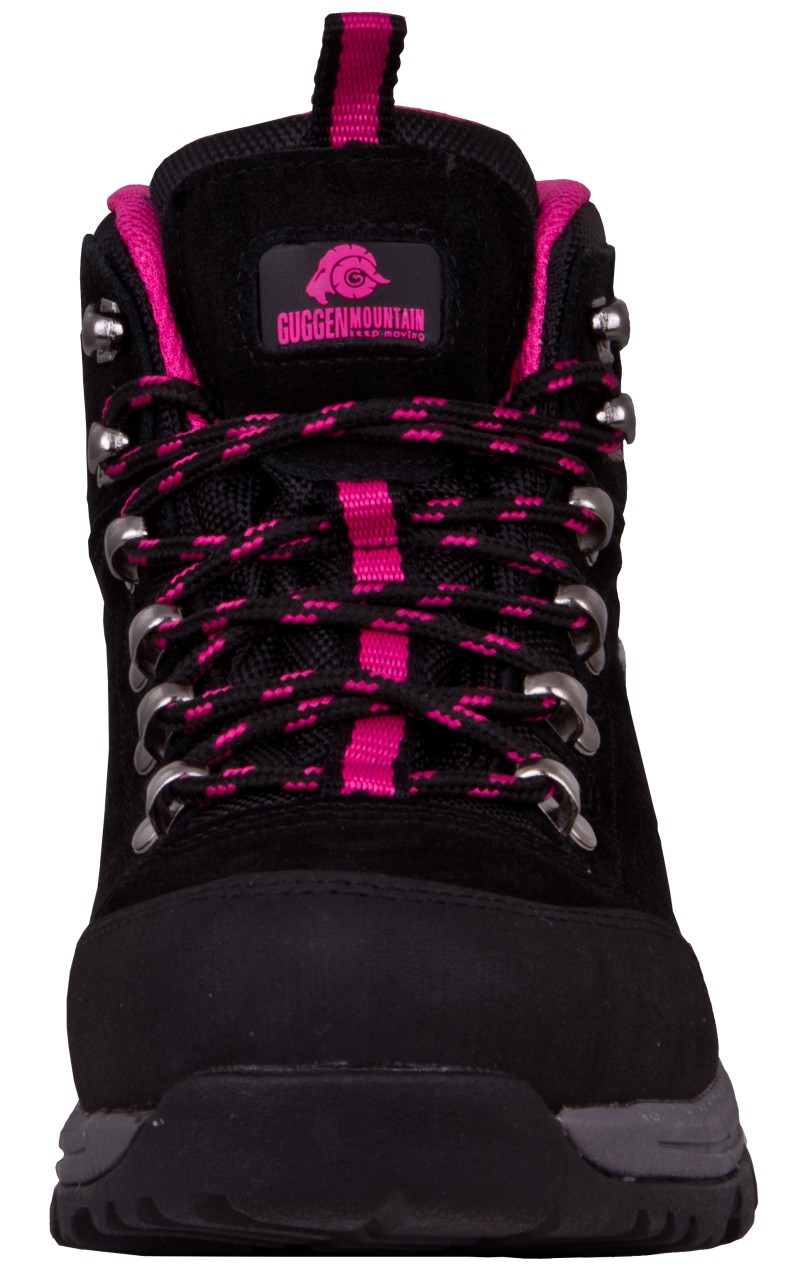 GUGGEN MOUNTAIN Freizeit Schnürer lila/pink Wanderschuh von GUGGEN Mountain
