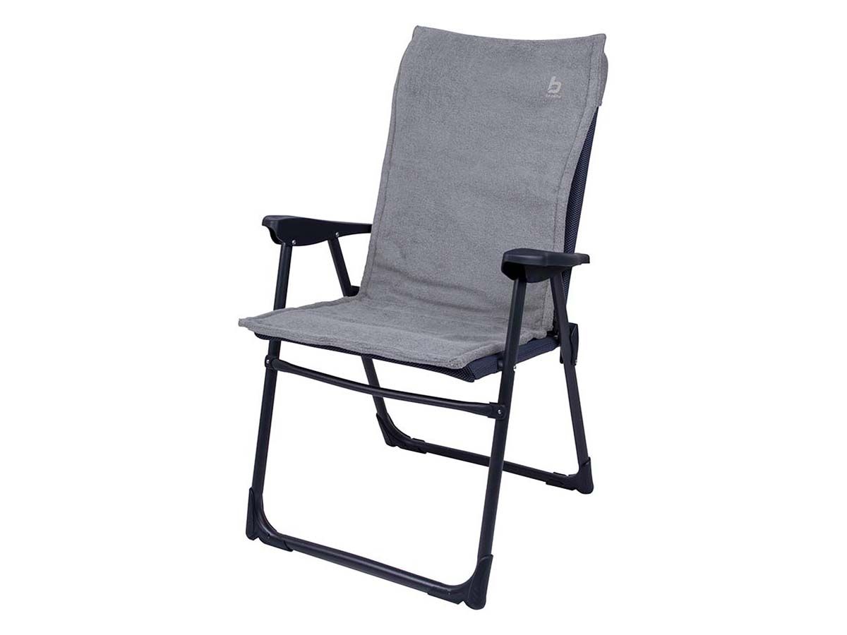 Bo-Camp Größe S Grey Universal gepolsteter Stuhlbezug