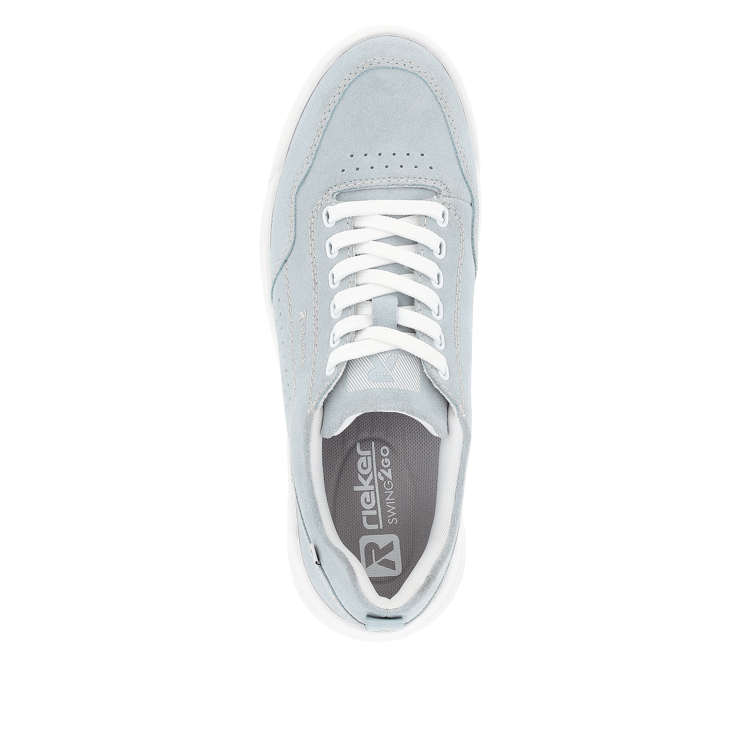 Rieker Damen Sneaker Low steel blue
