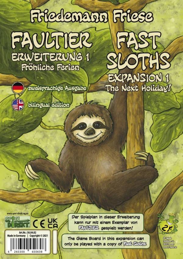 Faultier: Fröhliche Ferien (Erw. 1) (deutsch/engl.)