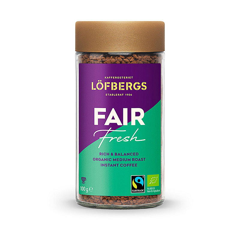 Löfbergs Frysetørret kaffe 100 g Fresh organic Löfbergs