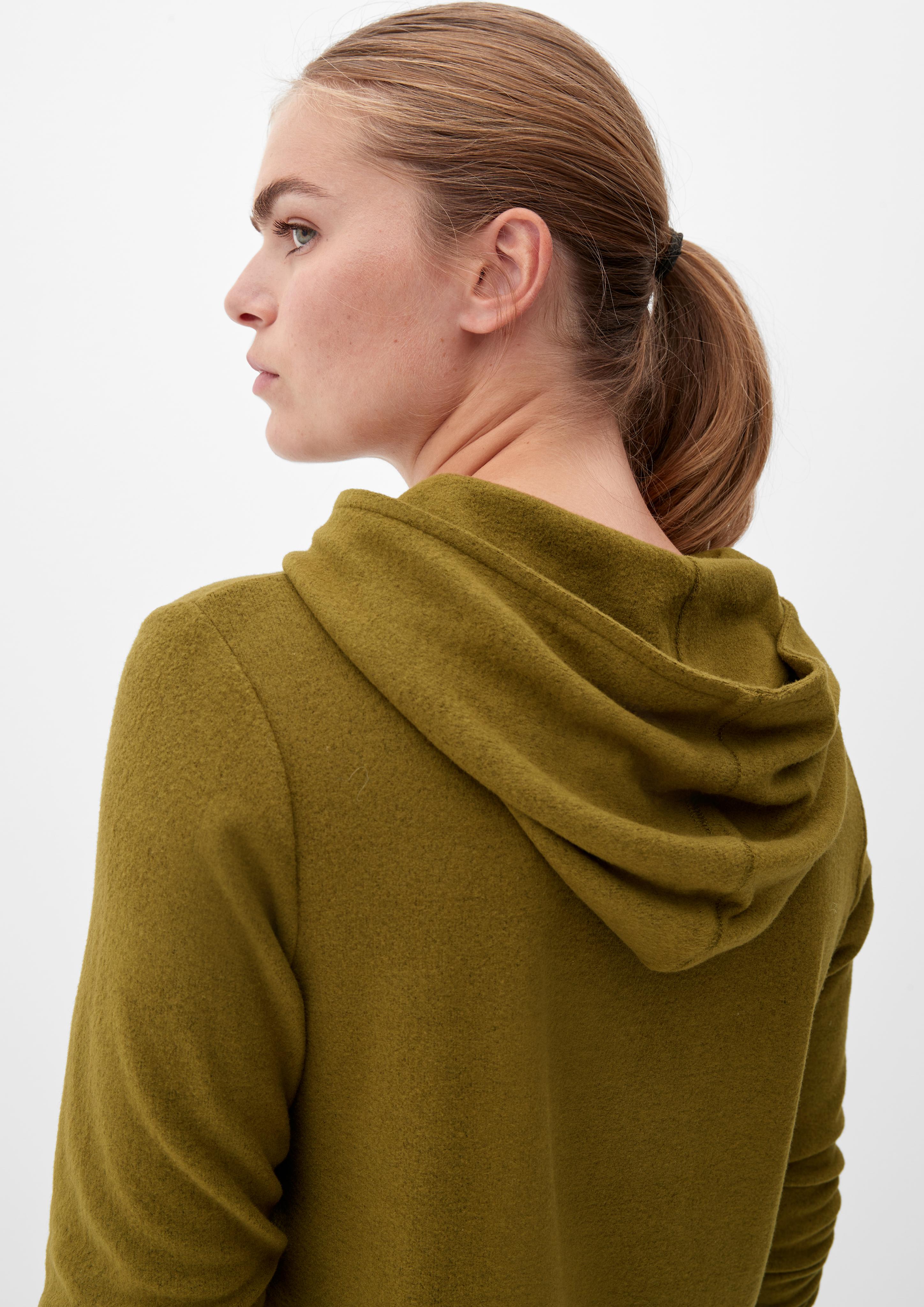 Strick-Hoodie mit elastischem Bund  2121505-77W9