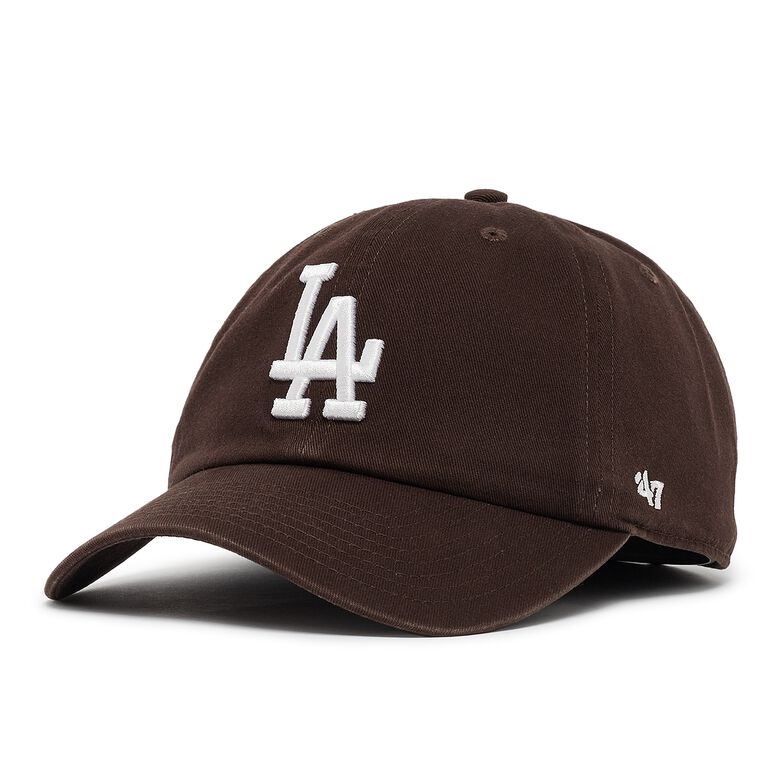 47 Brand MLB Los Angeles Dodgers '47 CLEAN UP w/ No Loop Label brown