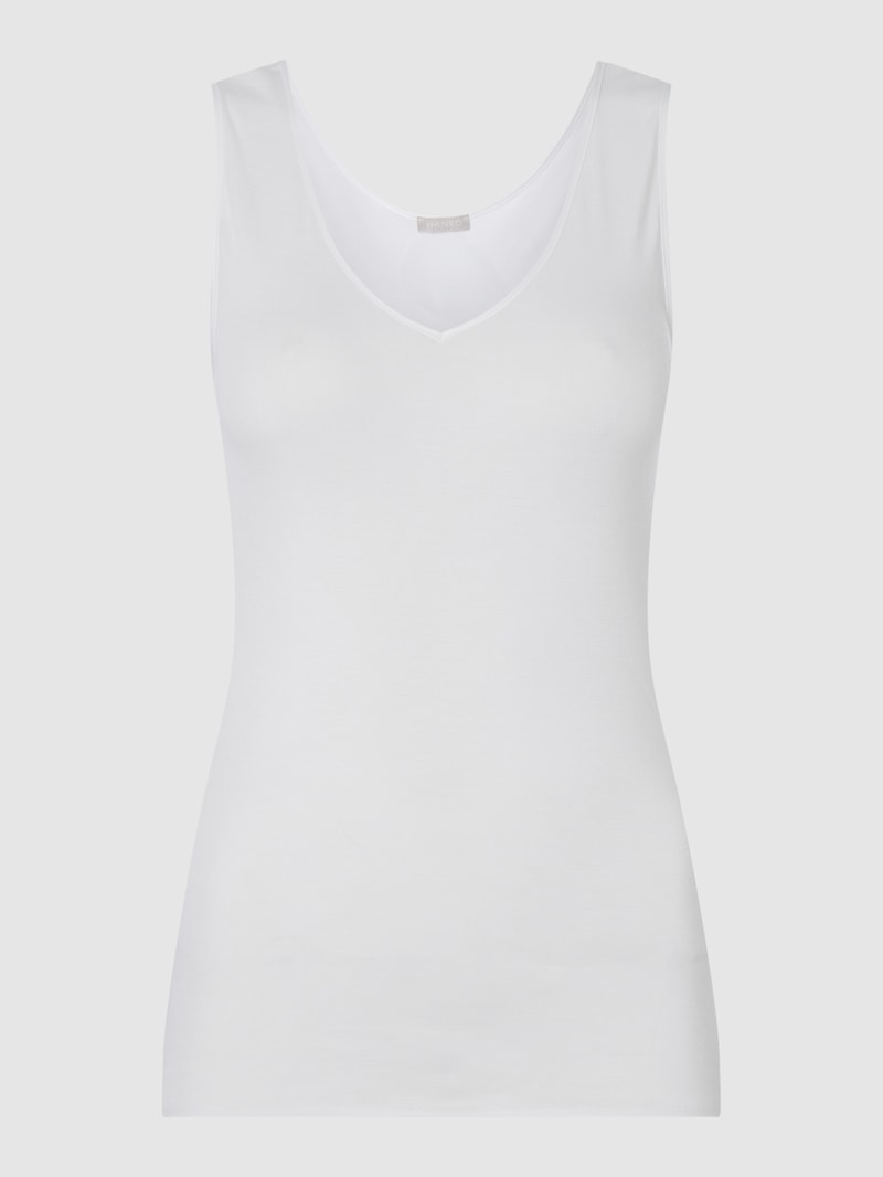 Unterhemd aus Baumwolle - nahtlos Modell Cotton Seamless in weiß