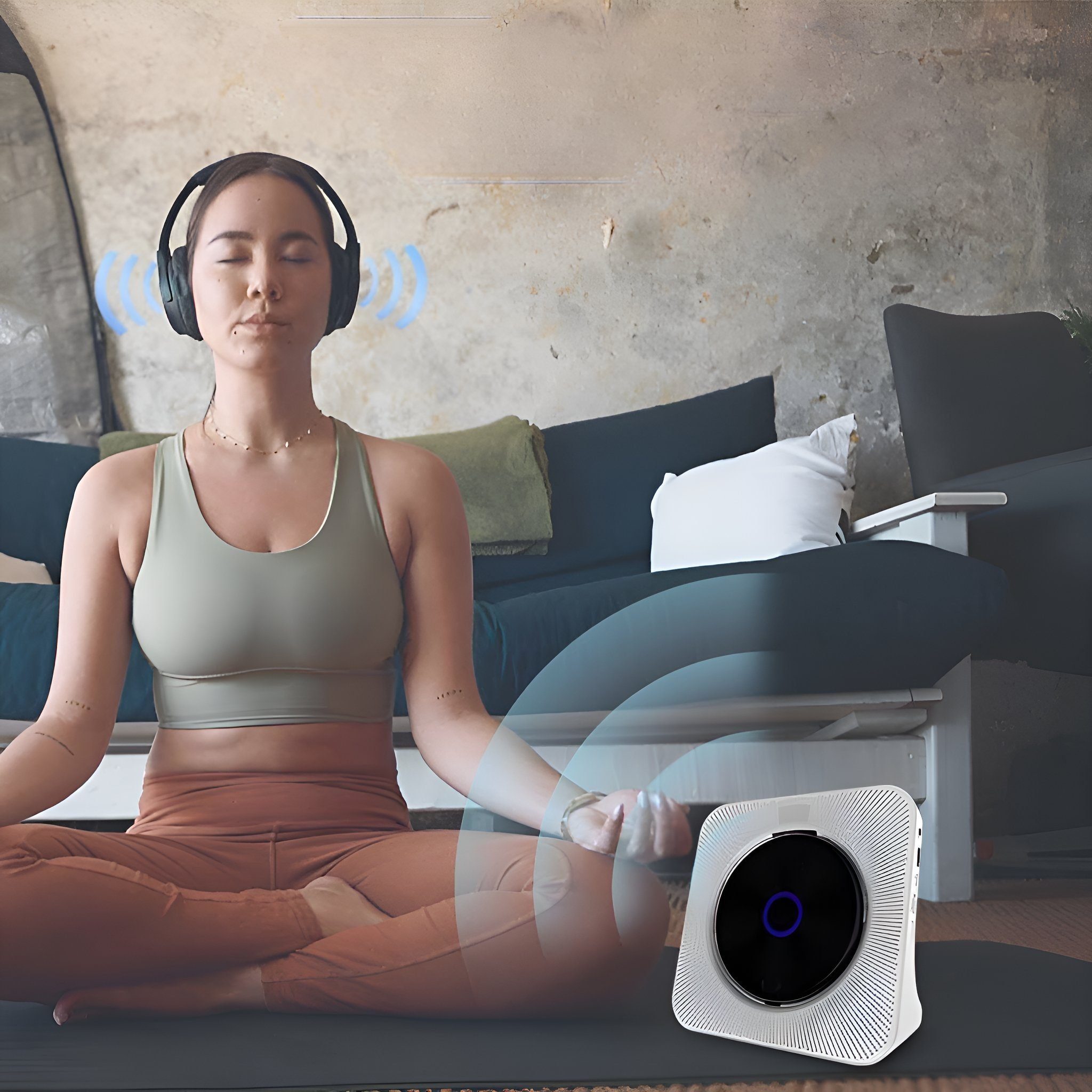 Suzakuin CD-Player für Zuhause: Retro-Design, Bluetooth, erstklassiger Sound CD-Player