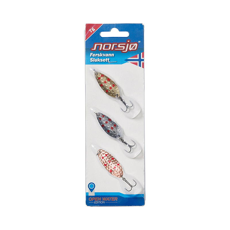 Norsjø Sluksett 3-pk 7 g, ferskvann, Norsjø