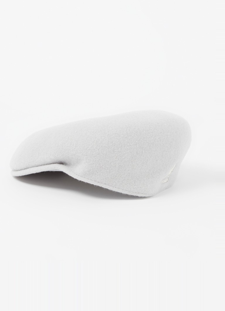 Kangol 504 flatcap in woolblend with logo