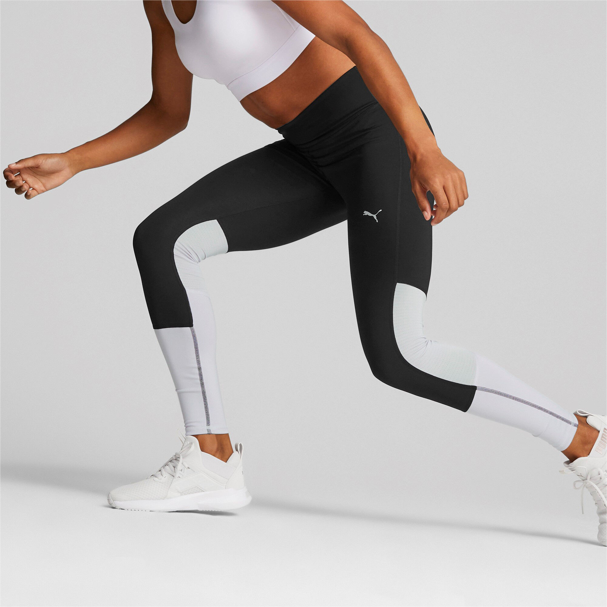 Run Favorite Regular Rise Long Tight Damen - Schwarz, Flieder
