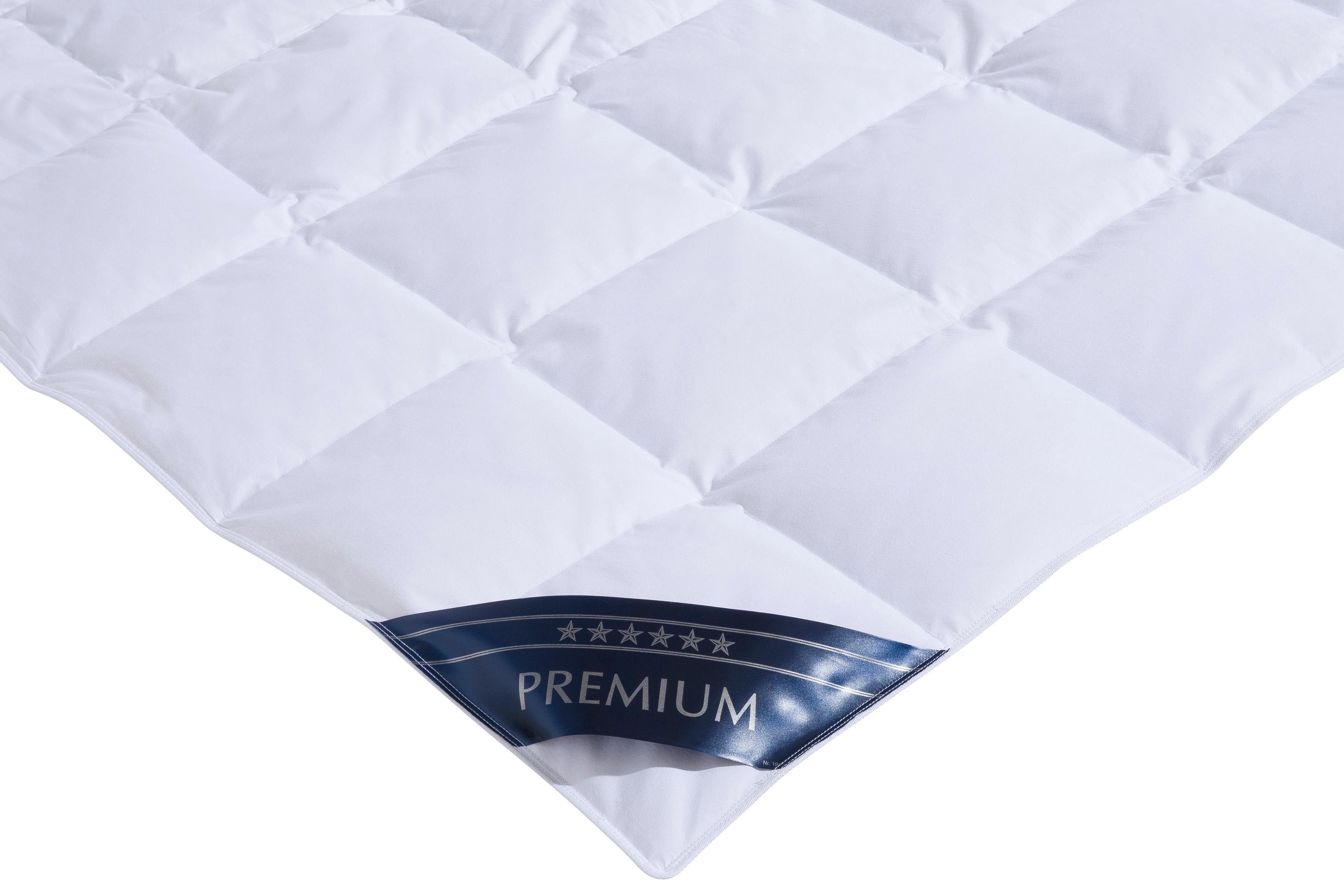 Gänsedaunenbettdecke + Kopfkissen, Bella, Bettwaren-Set in 135x200 oder 155x220 cm, Sommer oder Winter, Otto Keller, Füllung: Bettdecke: 90% Daunen, 10% Federn, Kopfkissen: 70% Federn, 30% Daunen, Bezug: 100% Baumwolle, Reines Naturprodukt