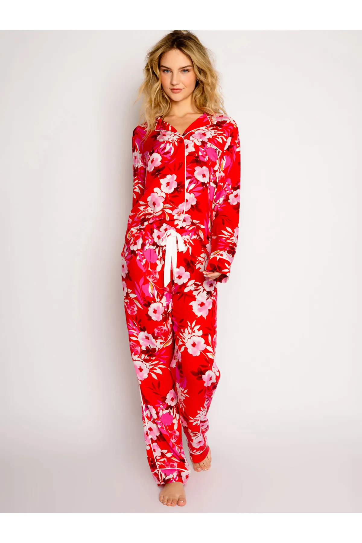 PJ Salvage  Pyjamahose - Watercolor Bloom
