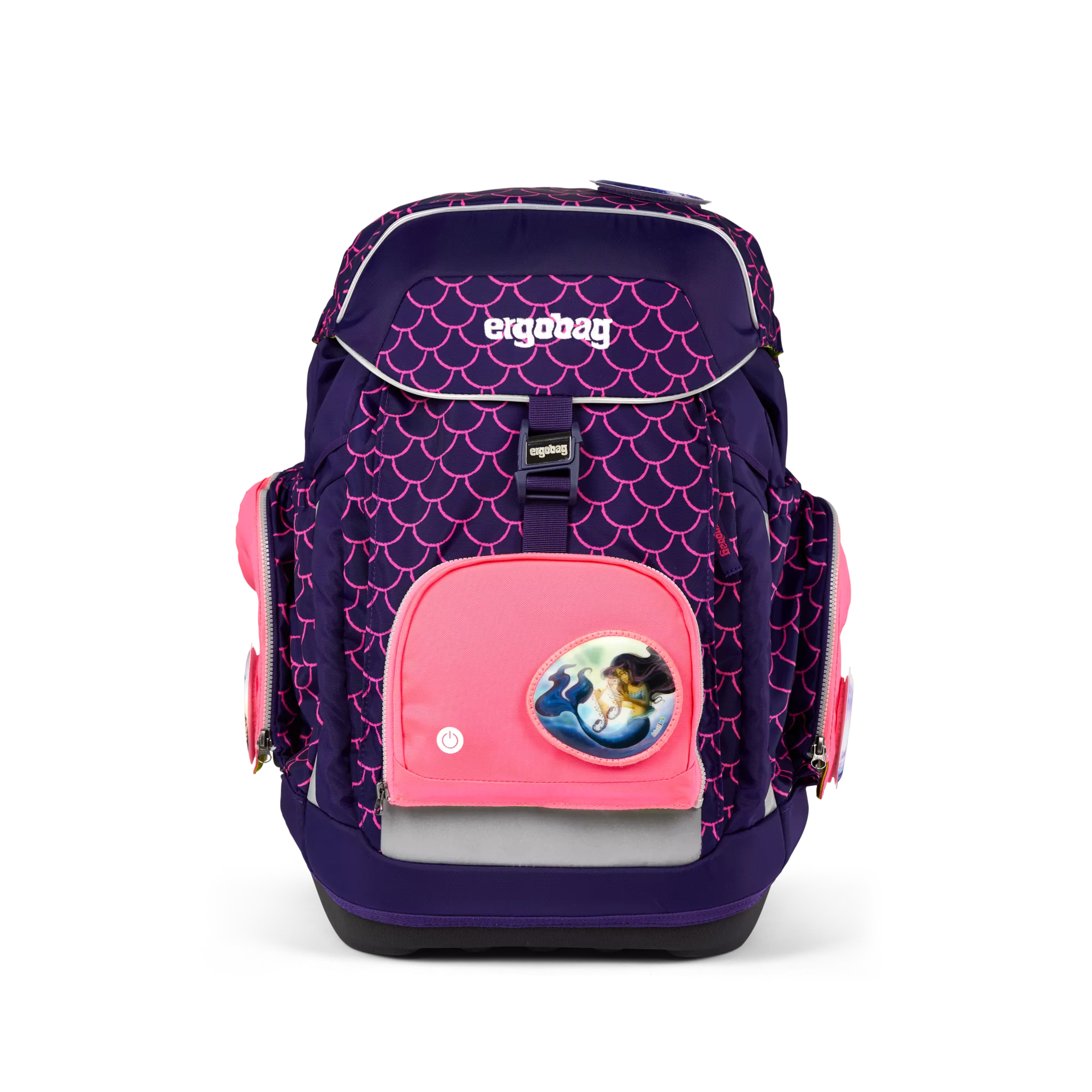 ergobag Fluo LED Zip Set Pink