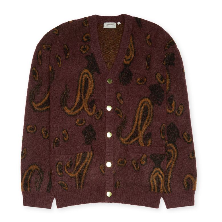 Carhartt WIP Medford Cardigan paisley jacquard