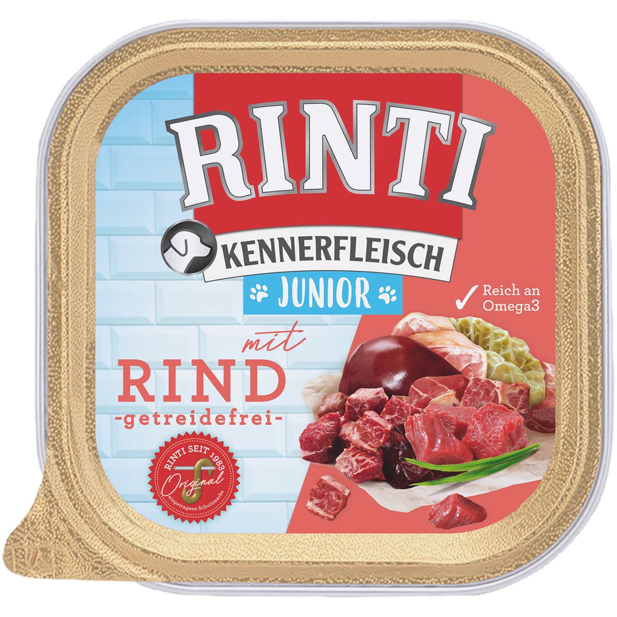 Rinti Kennerfleisch Junior mit Rind günstig kaufen bei ZooRoyal