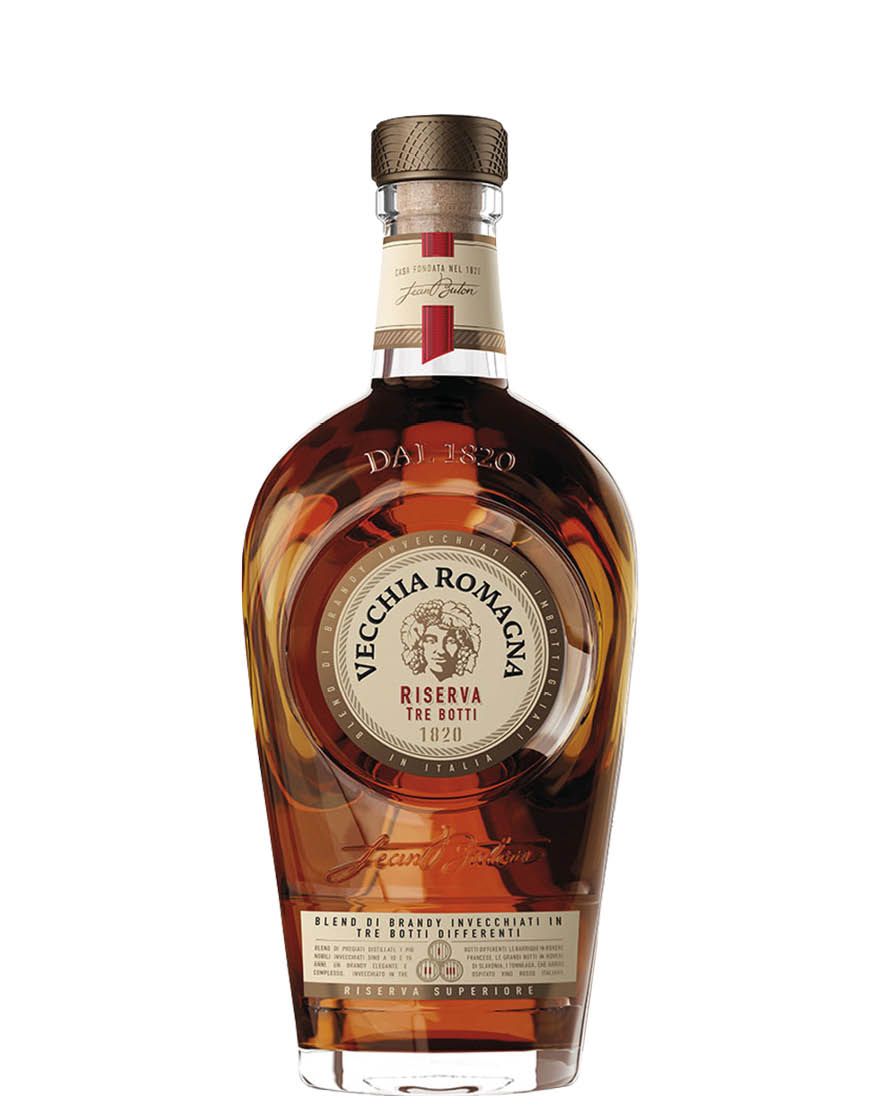 Brandy Riserva Tre Botti Vecchia Romagna 0,7 ℓ
