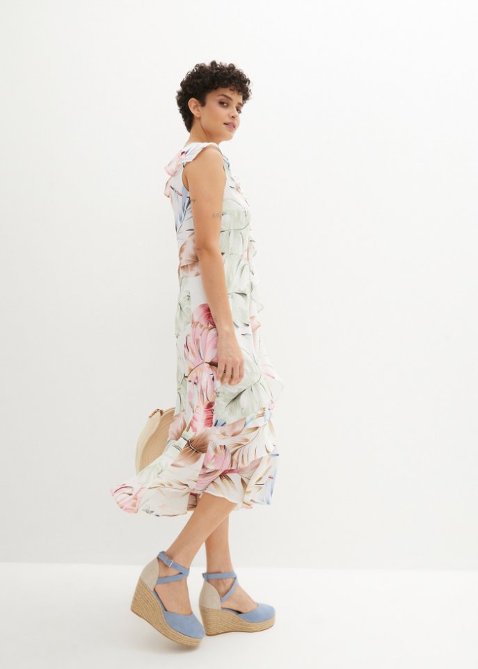 Kleid mit Volants