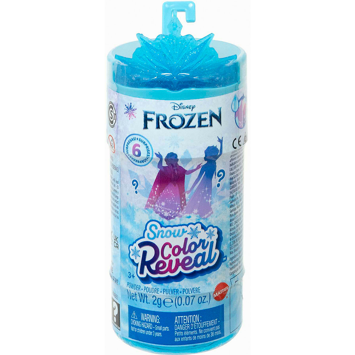 Die Eiskönigin Snow Color Reveal Puppen mit 6 Überraschungen