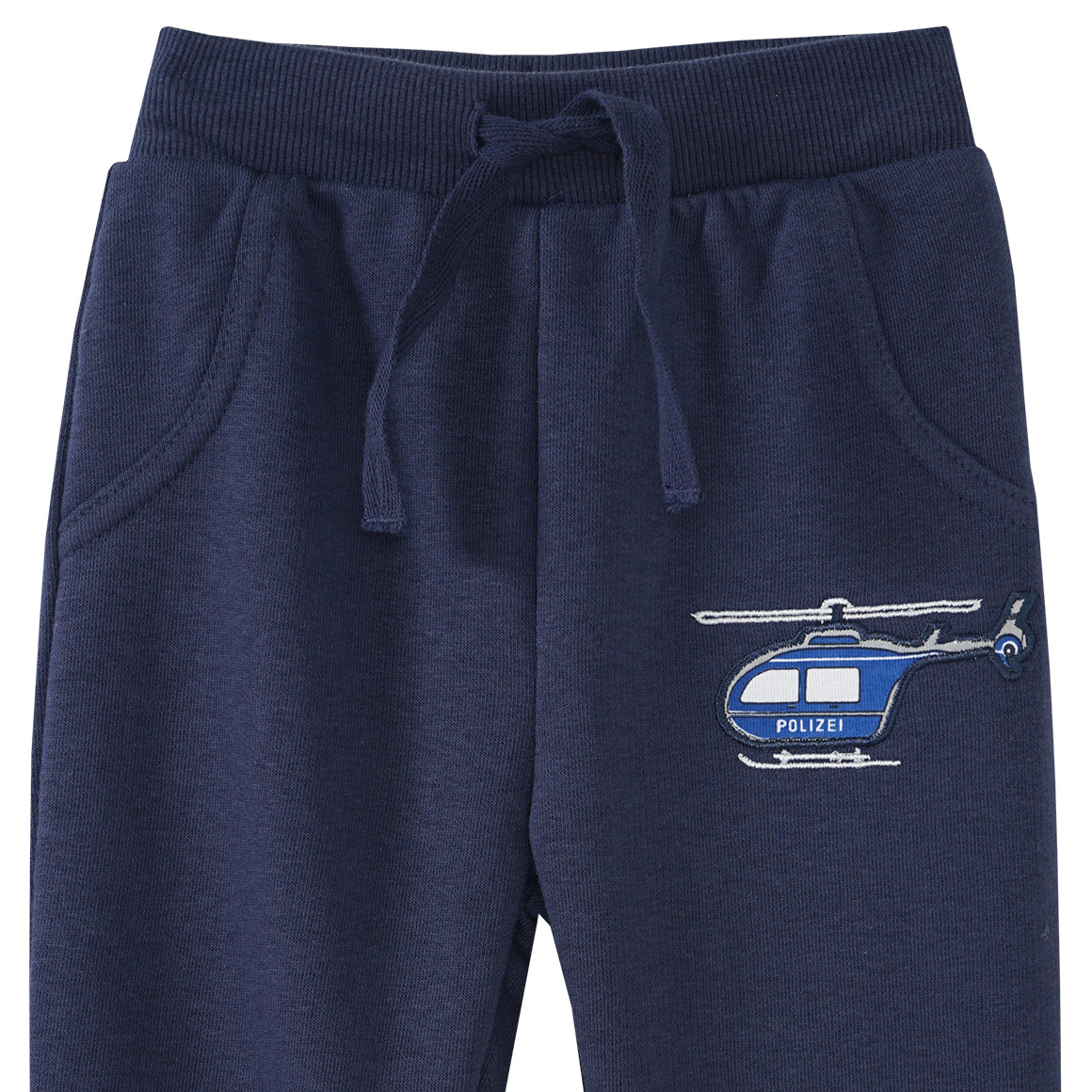 Baby Jogginghose mit Hubschrauber-Motiv