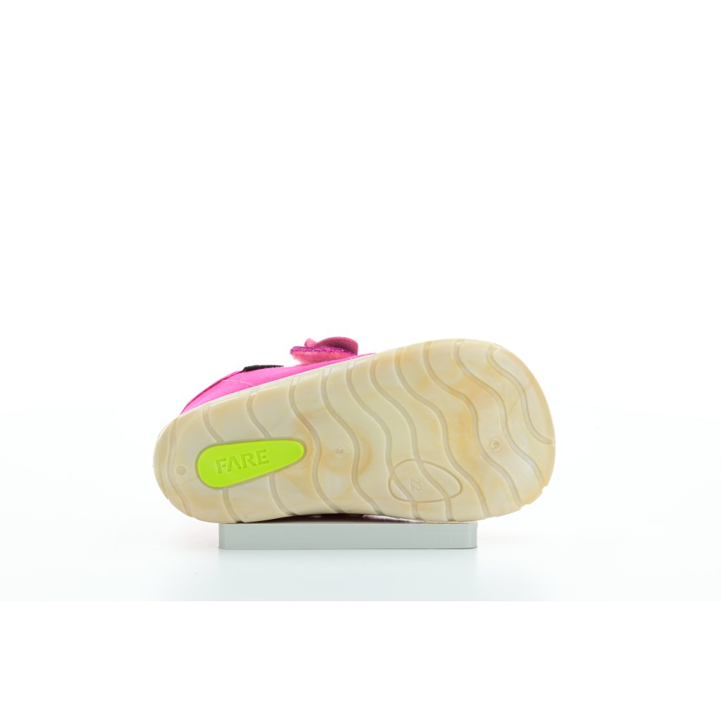 Fare 5011453 mit Schleifchen Mid Cut Canvas Barfußschuhe (bare)