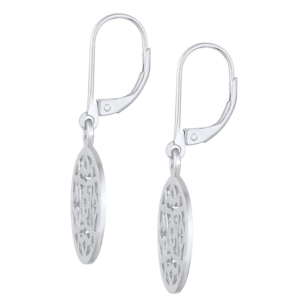 Elli Elli Boucles d'Oreilles Boucles d'oreilles pour dames Ornament Oriental Round en  Boucles d'oreilles