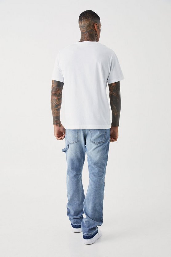 Slim-Fit Schlagjeans