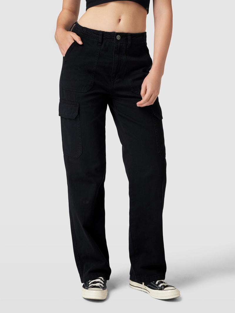 Cargohose mit Gesäßtaschen Modell 'MALFY' in schwarz