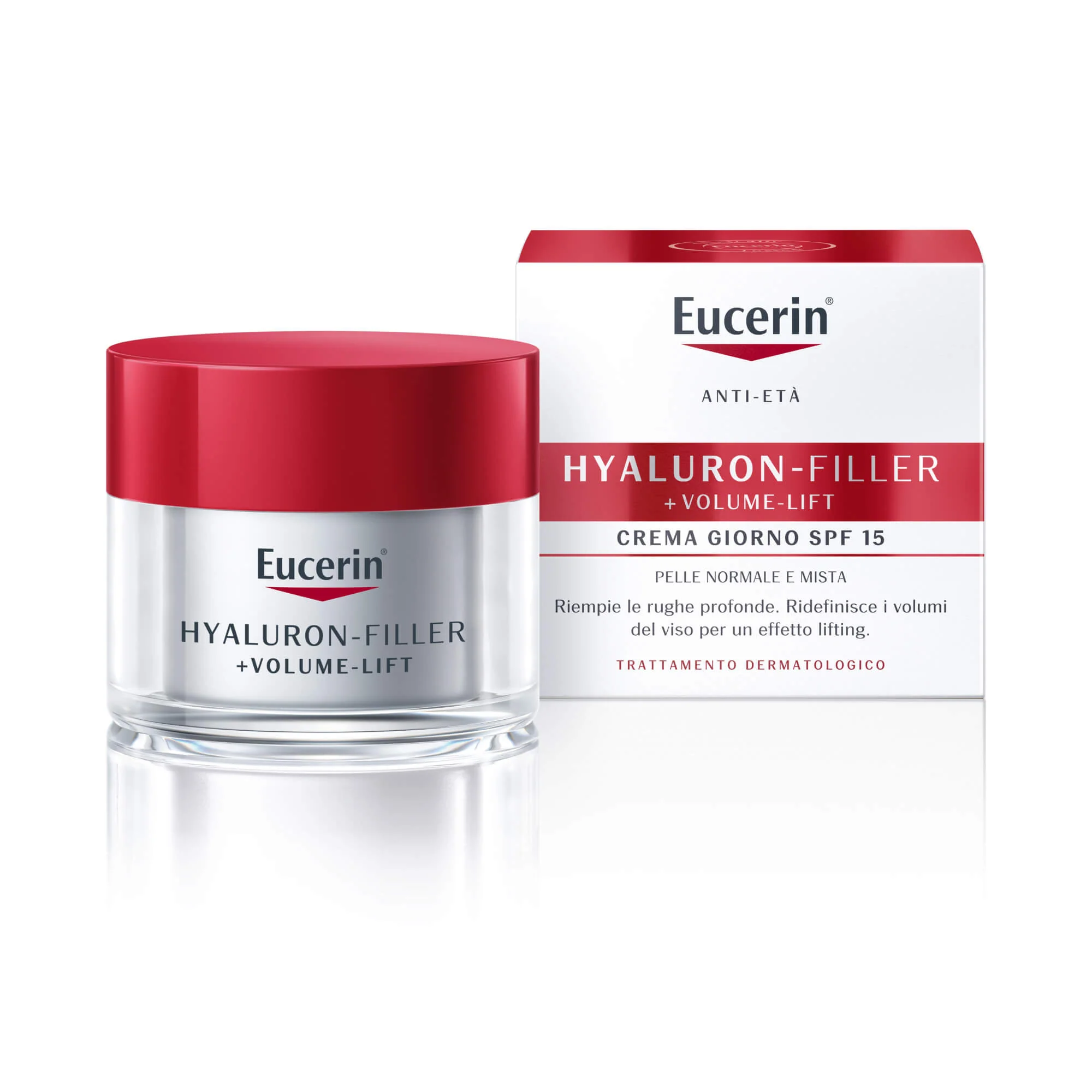 Hyaluron-Filler + Volume-Lift Dnevna krema Hyaluron-Filler + Volume-Lift za normalnu do mješovitu kožu - Dnevna krema za lice za lifting