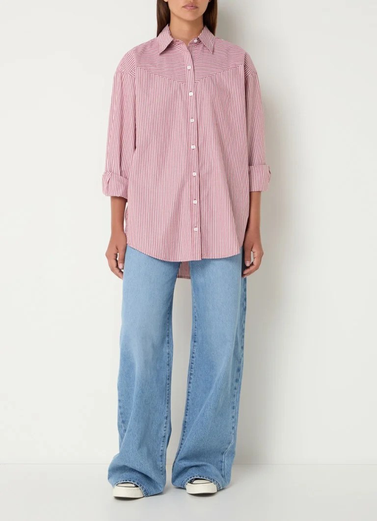 Μπλούζα Levi's Lola oversized με ριγέ τύπωμα