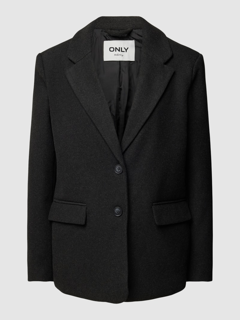 Blazer mit Knopfverschluss Modell 'WEMBLEY' in dunkelgrau