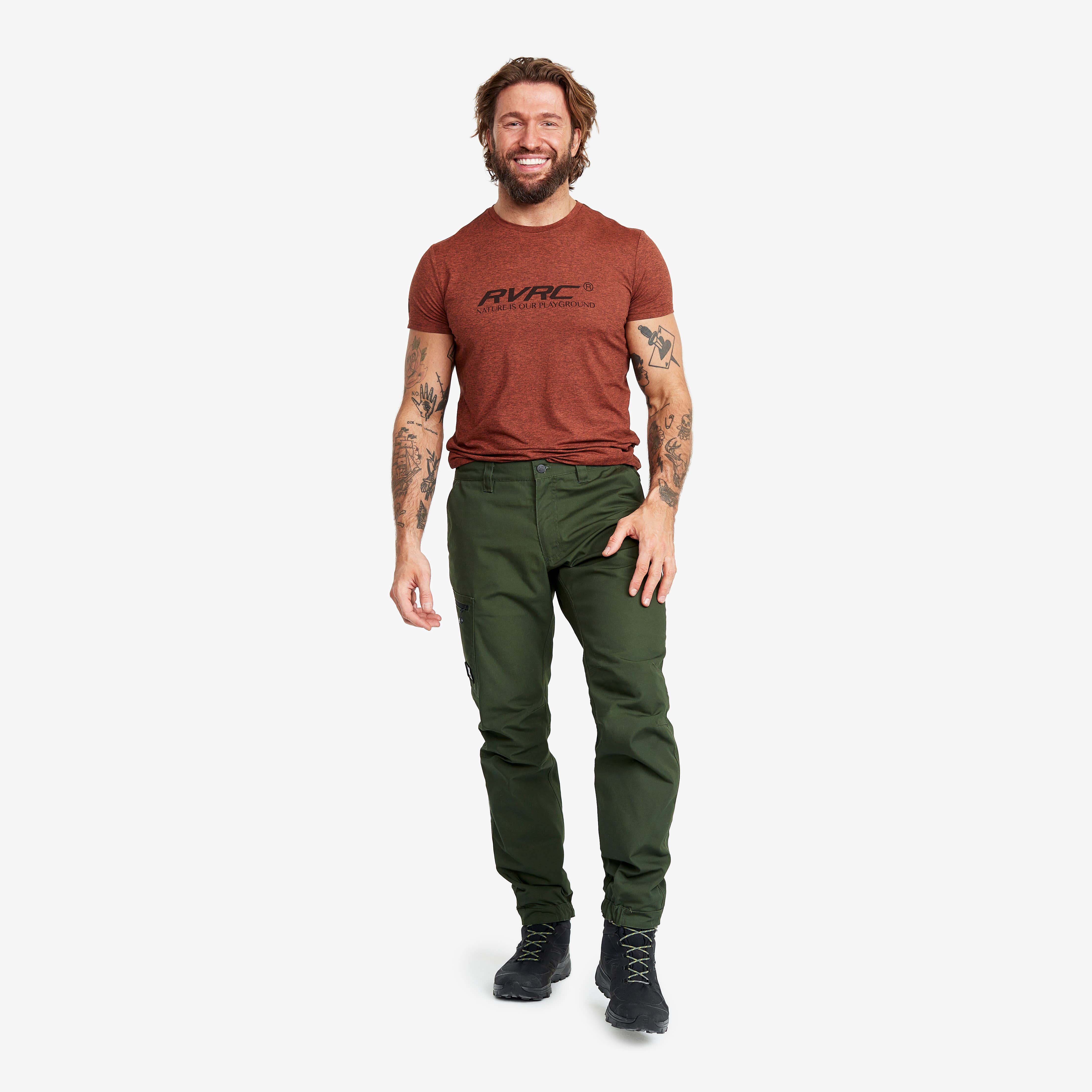Outdoor Basic Pants Homme Forest Green