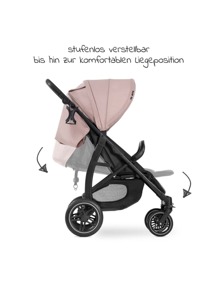 Hauck Buggy Rapid 4D (bis 25 kg) - XL Verdeck & All-Terrain in schwarz,grau günstig kaufen onesize
