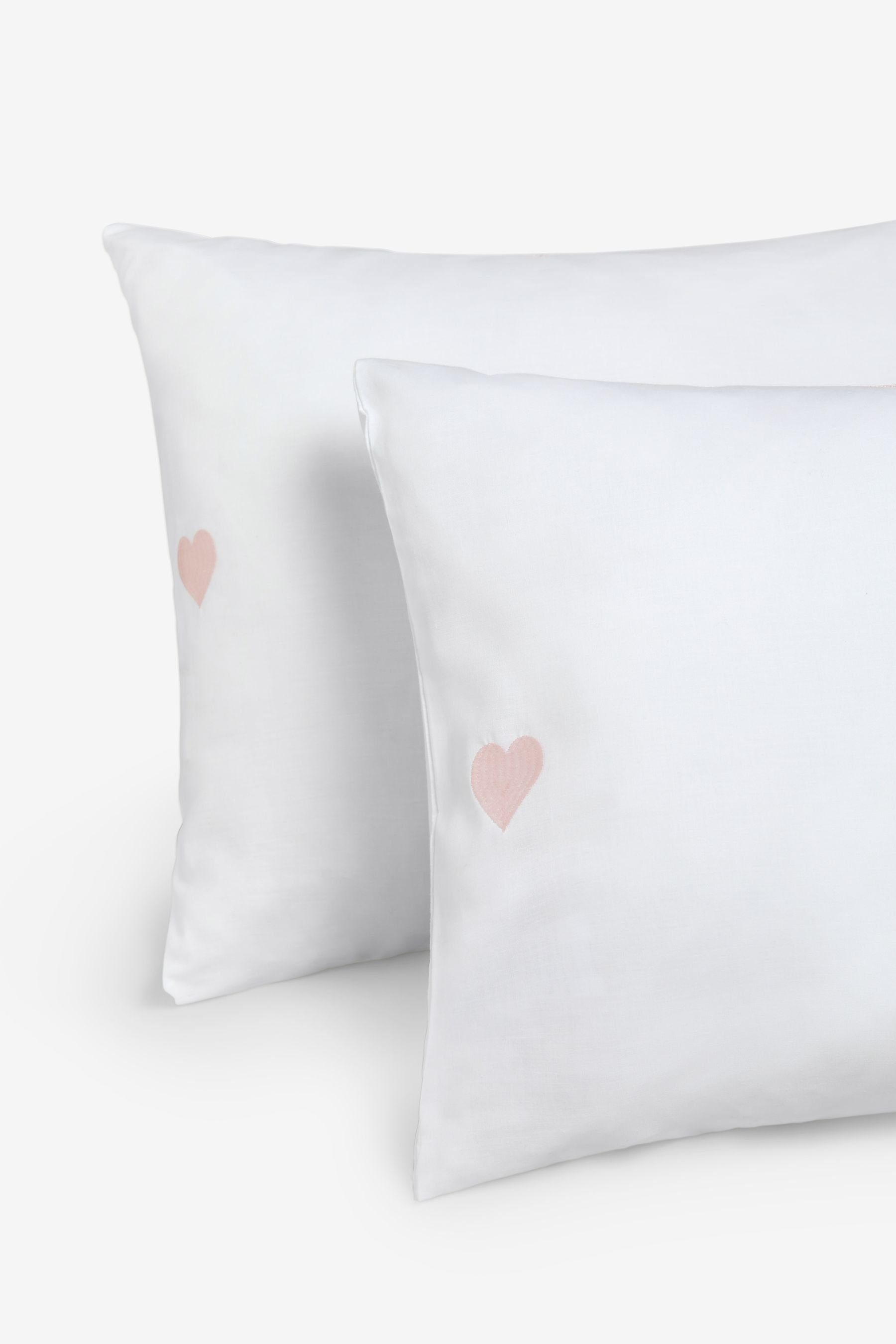 Bett-Set, Set aus Bettbezug und Kissenbezug mit Stickerei, Next, Bezug: Polyester, Baumwolle