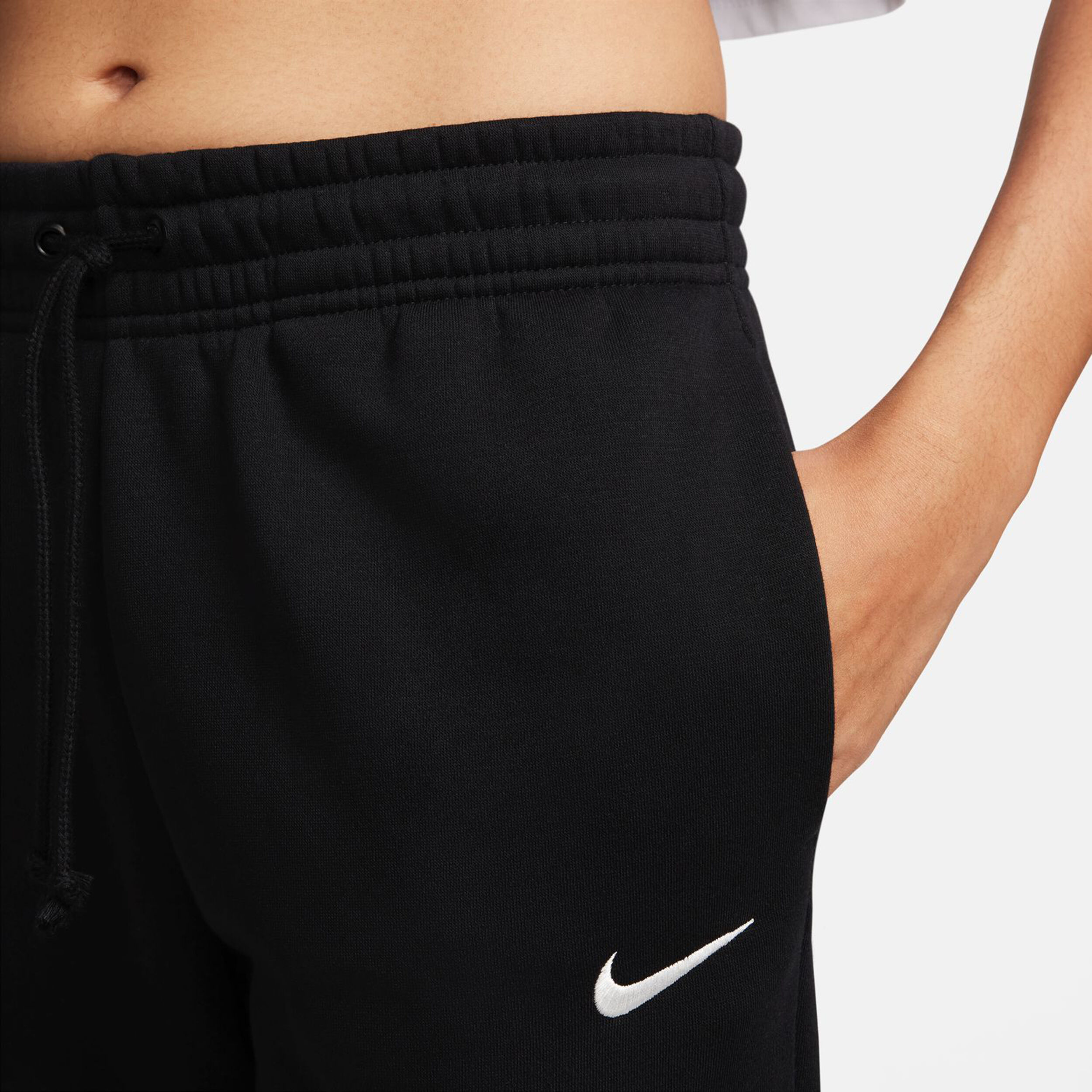PHNX Fleece Mid-Rise Standard Trainingshose Damen - Schwarz