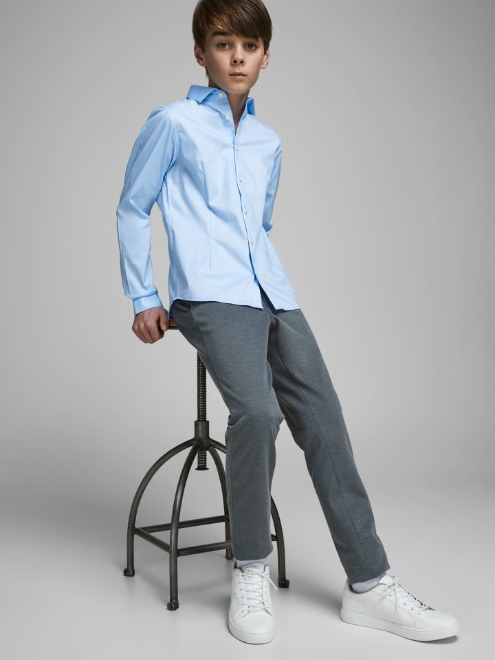 JACK & JONES Junior Hemd in cashmere blue günstig kaufen