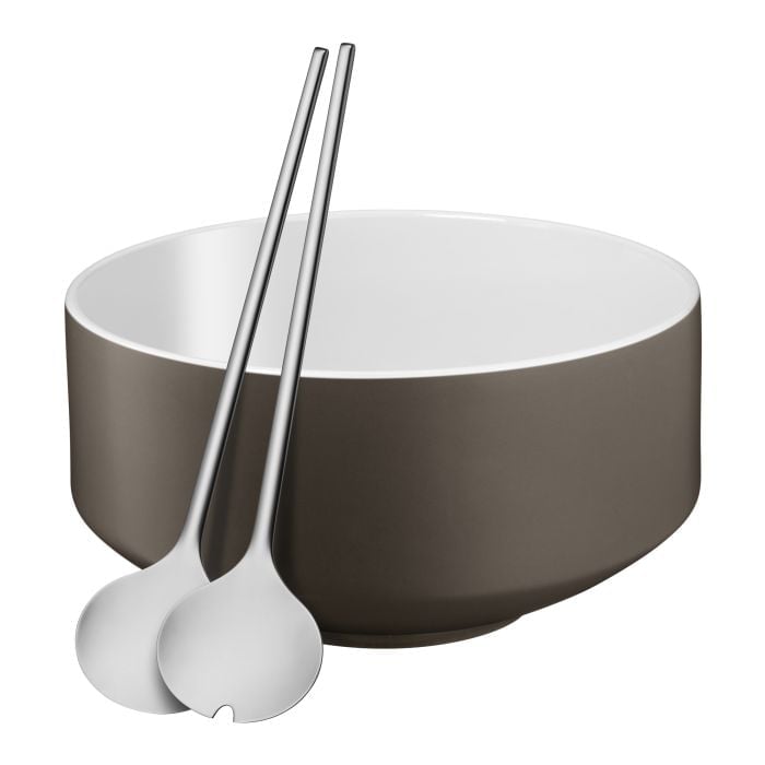 Moto Salat-Set, 3-teilig, lavagrau