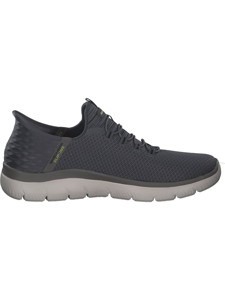 Skechers Slip-On-Sneaker in Grau günstig kaufen