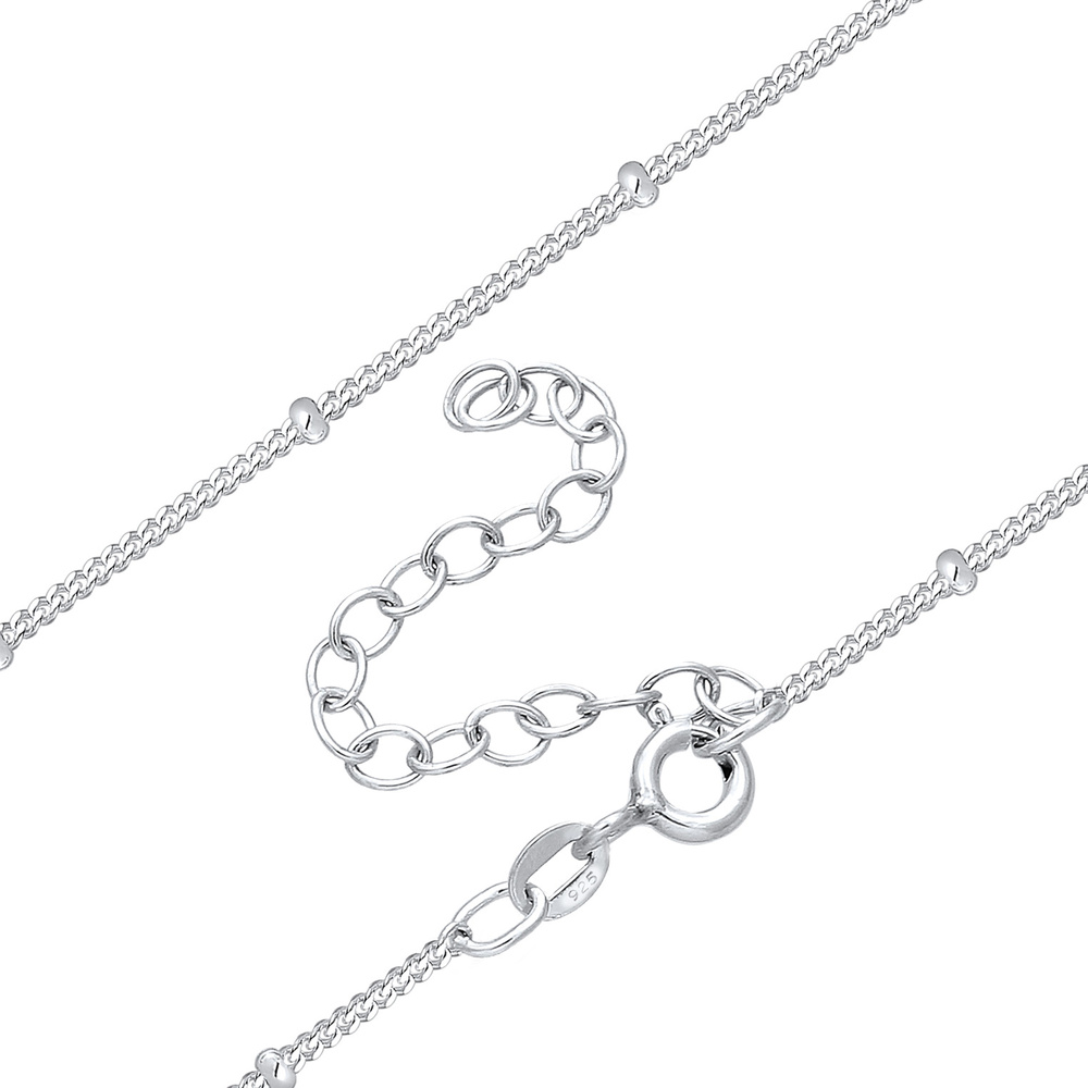Elli Elli Collier Synthétiquement Opal Collier Femme  (925/1000) Argent collier